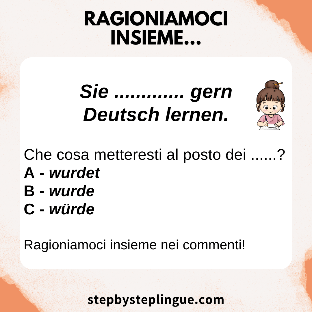 Qual è la risposta corretta secondo te? Scrivila nei commenti!