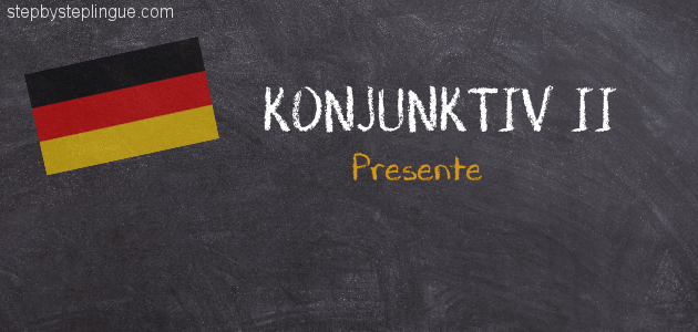 Konjunktiv II presente tedesco title
