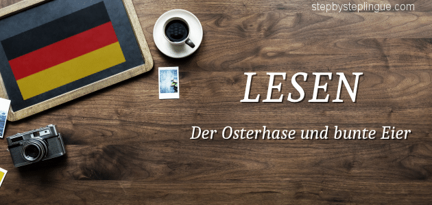 Lesen Der Osterhase und bunte Eier title