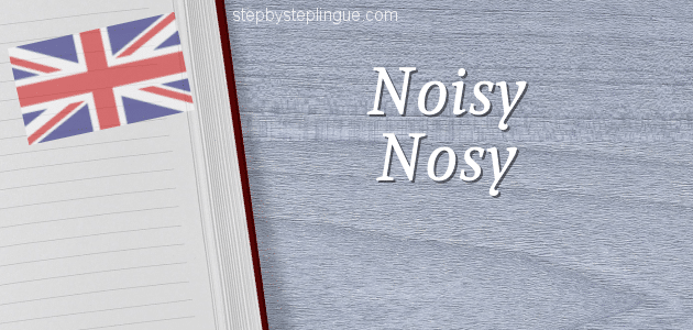 Noisy Nosy differenza inglese title