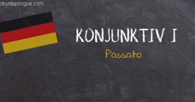 Konjunktiv 1 passato tedesco title