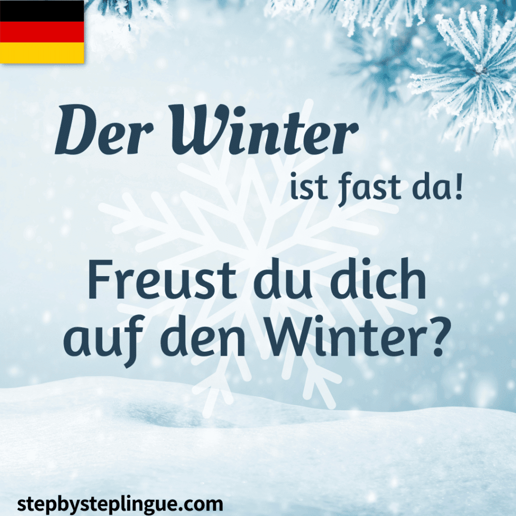 Der Winter ist fast da! Freust du dich auf den Winter?
Sono curiosa, scrivimi la risposta nei commenti!