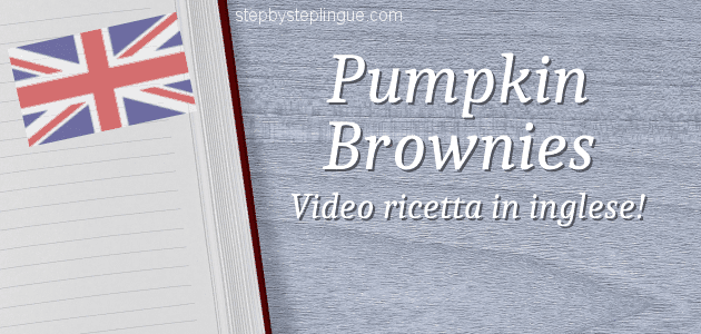Pumpkin brownies ricetta inglese title