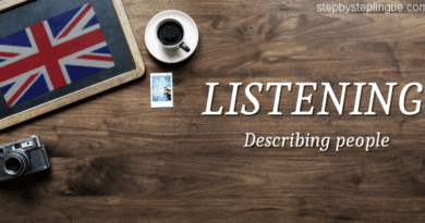 Listening Describing people title