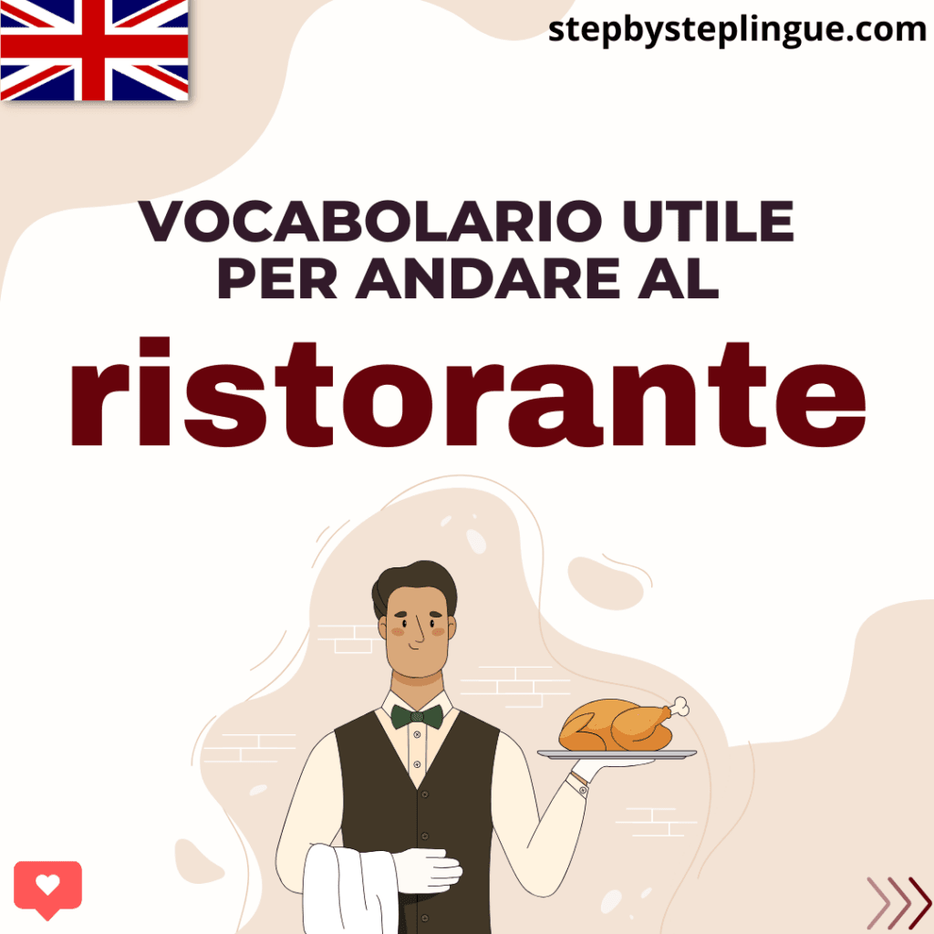 Vocabolario utile in inglese per andare al ristorante!