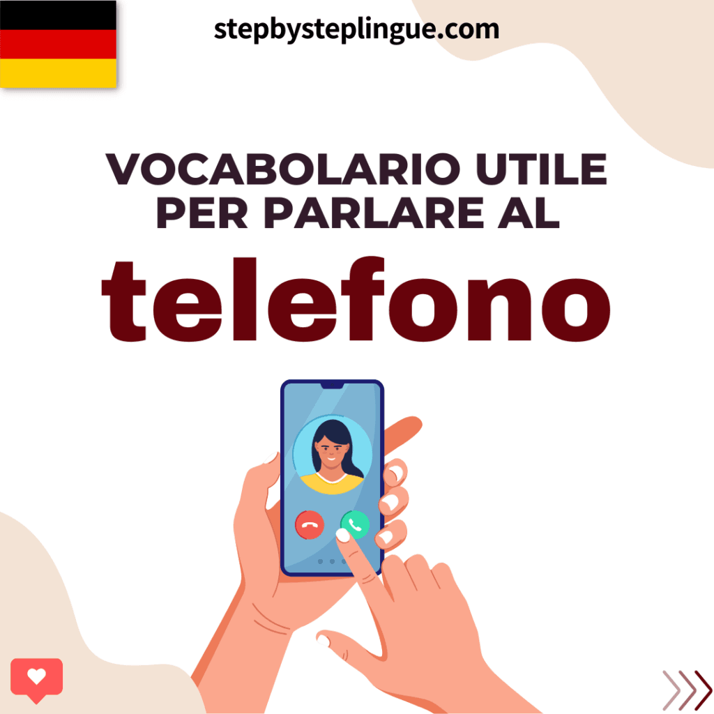 Vocabolario utile in tedesco per parlare al telefono!