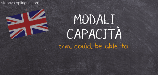Modali capacità inglese title