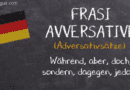 Frasi avversative tedesco wahrend aber doch sondern dagegen jedoch title