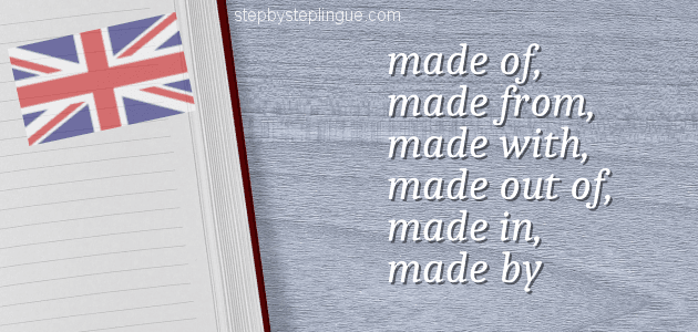 made of made from made with made out of made in made by title