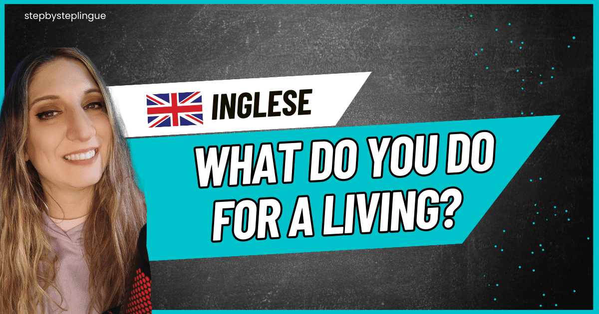 Copertina Corso Inglese - what do you do for a living in inglese