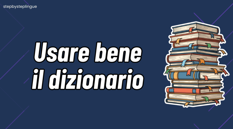Come usare bene dizionario - copertina
