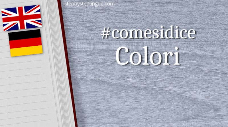 Comesidice - Colori title