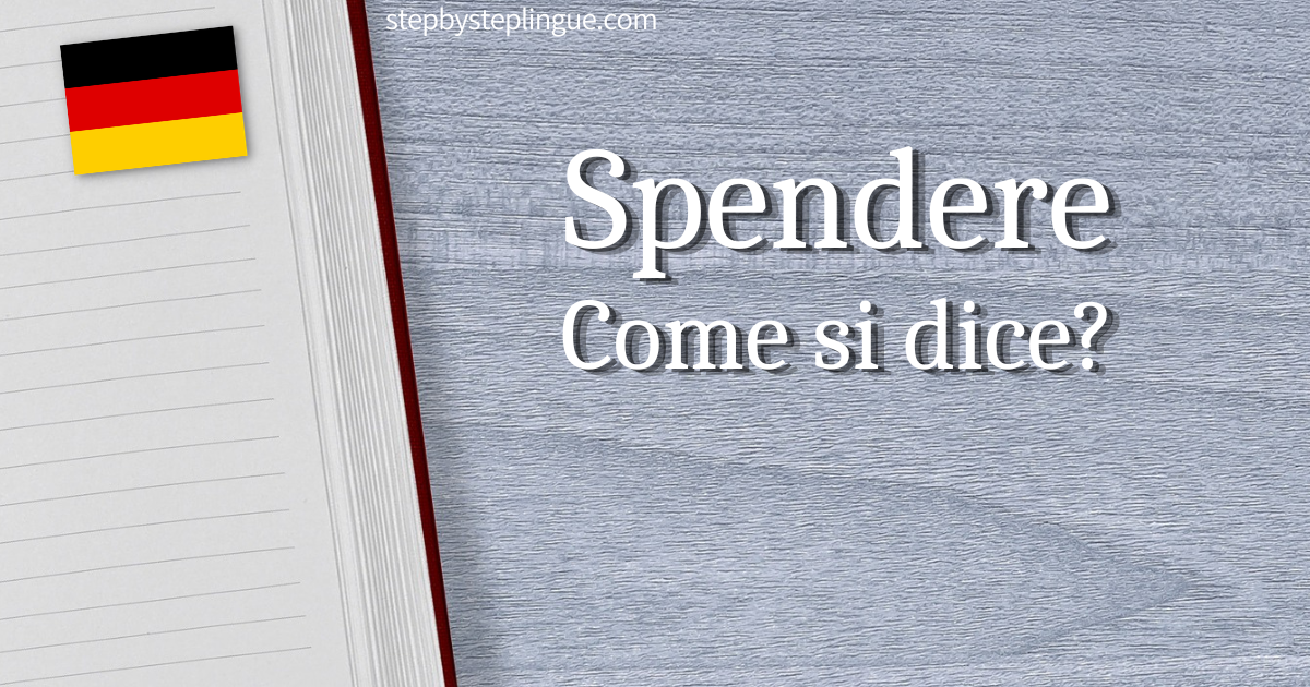 Spendere come si dice in tedesco title