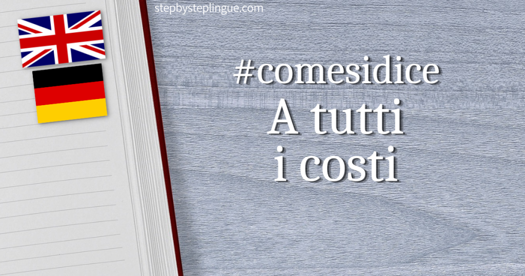 Comesidice - A tutti i costi title