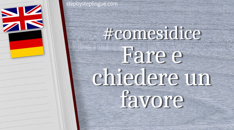Comesidice - Fare e chiedere un favore title