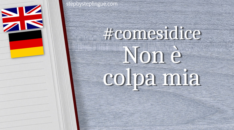 Comesidice - Non è colpa mia title