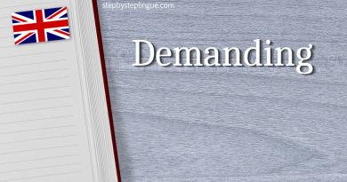Demanding significato inglese title