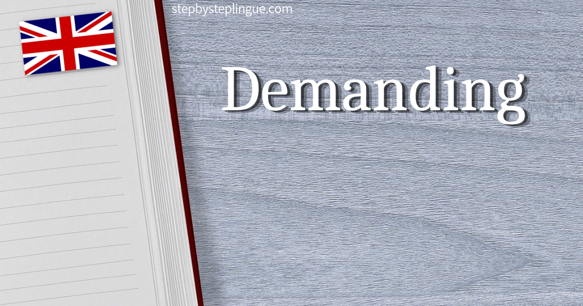 Demanding significato inglese title