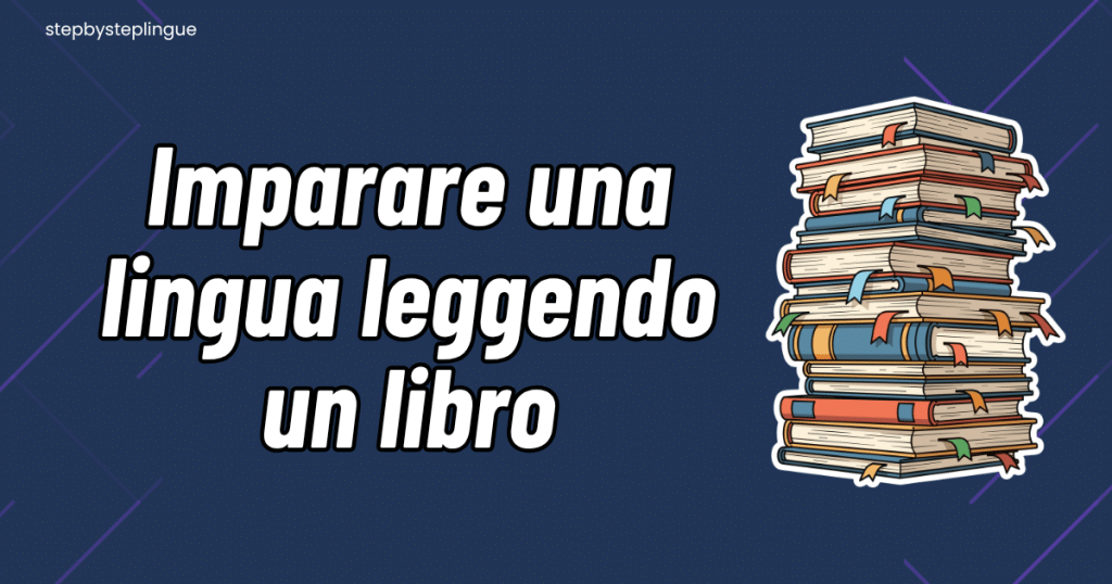 Imparare una lingua leggendo un libro - copertina