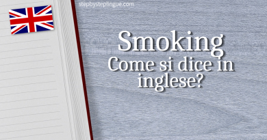 Smoking Come si dice in inglese title
