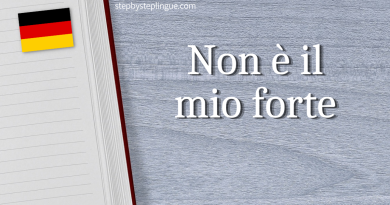 Non è il mio forte traduzione tedesco title