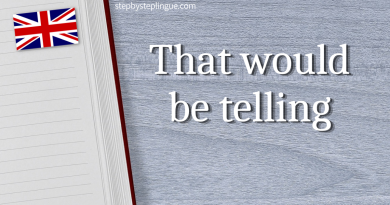 That would be telling inglese title