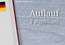 Auflauf 2 significati tedesco title