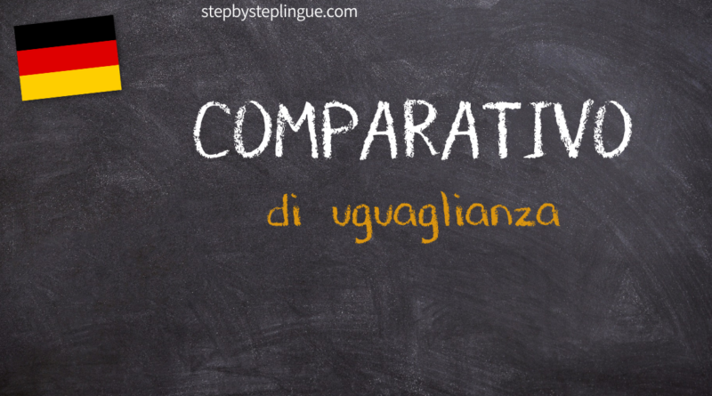 Comparativo di uguaglianza tedesco title