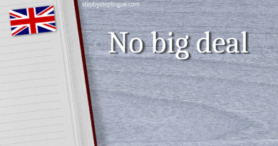 No big deal traduzione inglese title
